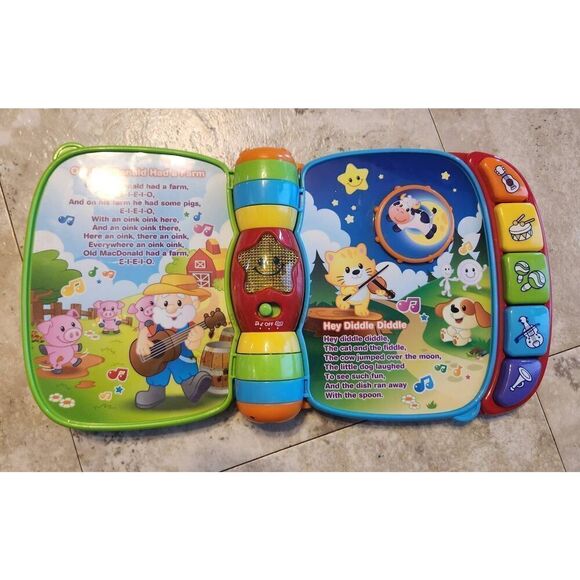 V-Tech Musical Rhymes electronic interactive book - Picture 11 of 14